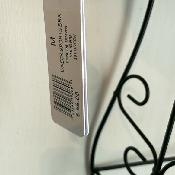 WeWoreWhat V Neck Sports Bra Olive Green M - Picture 4 of 5